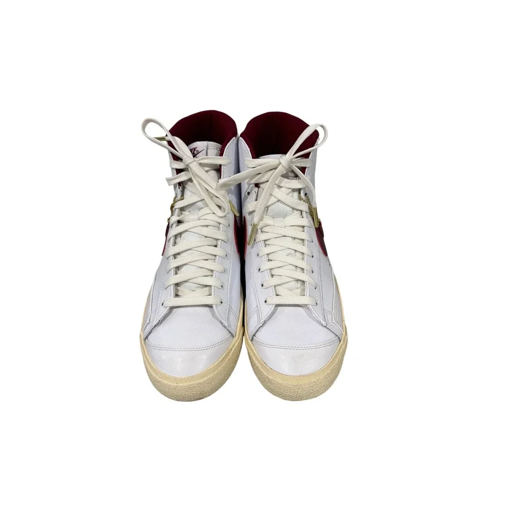 Nike Blazer Mid 77 White Team‎ Red Gold Star Sisterhood DV7003-100 Womens 11
